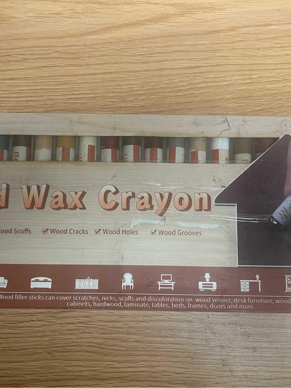 Wood Wax Crayon Repair Sticks -set